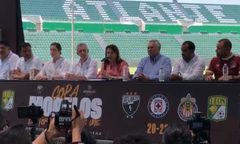 Presenta Margarita Copa Morelos, el torneo que nos une