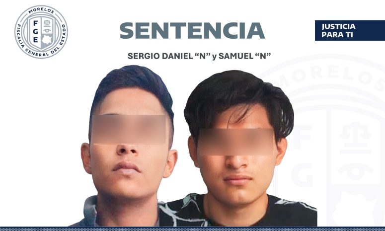 Sentencia de 16 años para 2 responsables de feminicidio en Cuautla