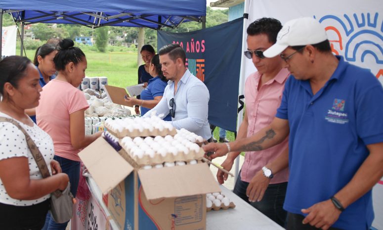 Más de 16 mil beneficiados en Jiutepec con canasta básica a bajo costo