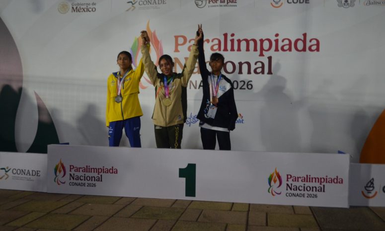 Conquista Morelos tres oros en Paralimpiada Nacional