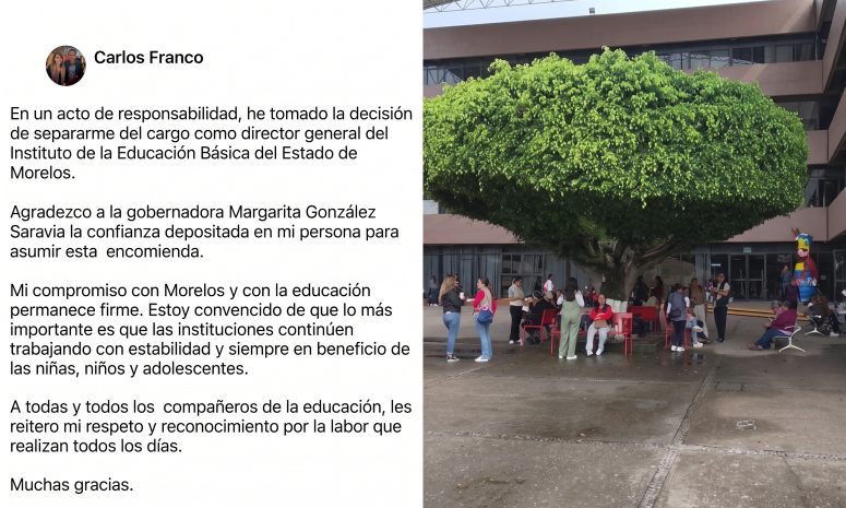 Renuncia el recién nombrado director del IEBEM