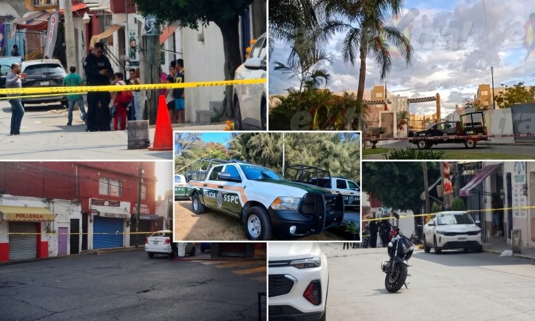 Acumula Morelos cinco ataques armados en un día; mujeres, entre las víctimas